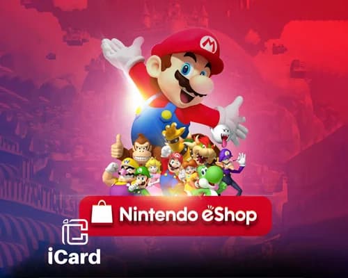 بطاقة نينتندو اي شوب 50 جنيه متجر بريطاني