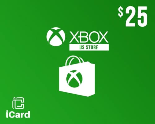بطاقة اكس بوكس لايف 25 دولار المتجر الأمريكي تعمل داخل الولايات المتحدة فقط