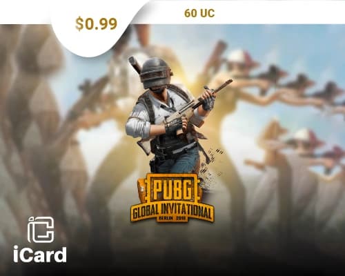 بطاقة شحن شدات ببجي 60