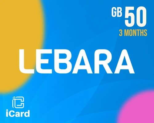ليبارا بيانات 50 جيجا 3 أشهر