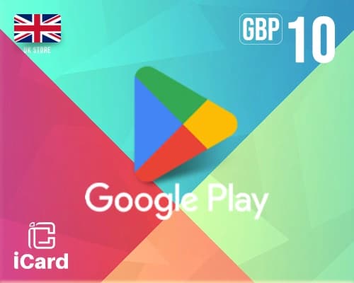 جوجل بلاي بريطاني 10 جنيه استرليني