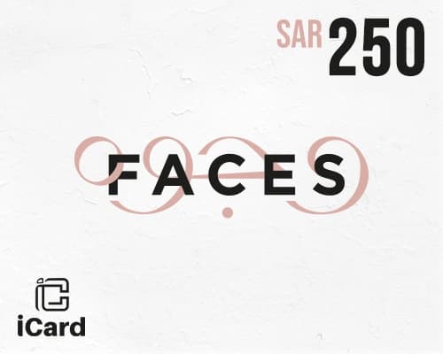 وجوه بطاقة هدايا 250 ريال