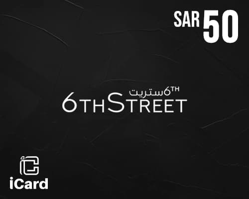 ستريت 6 بطاقة هدايا 50  ريال 