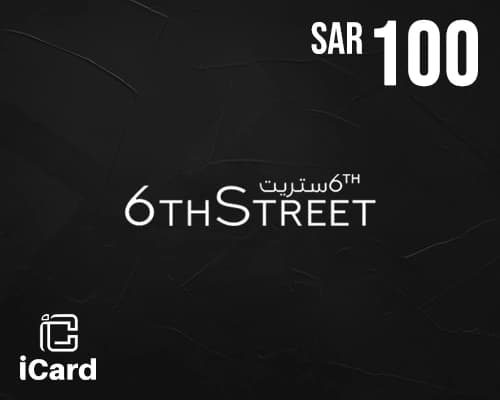 ستريت 6 بطاقة هدايا 100 ريال 