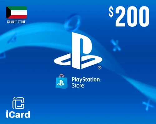 بطاقة بلايستيشن نتورك -  بطاقة 200 دولار (المتجر الكويتي)