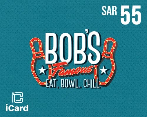 بطاقة هدايا بوبز فايموس بقيمة 55 ريال سعودي