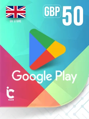 جوجل بلاي بريطاني 50 جنيه استرليني