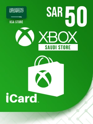 بطاقة مايكروسوفت اكس بوكس لايف 50 ريال المتجر السعودي تعمل داخل السعودية فقط