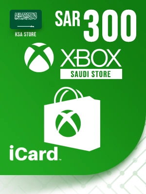 بطاقة مايكروسوفت اكس بوكس لايف 300 ريال المتجر السعودي تعمل داخل السعودية فقط
