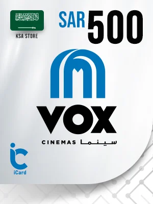 فوكس سينما بطاقة هدايا 500 ريال