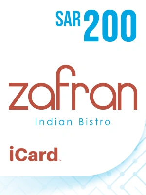 بطاقة هدايا زعفران 200 ريال (المتجر السعودى) 