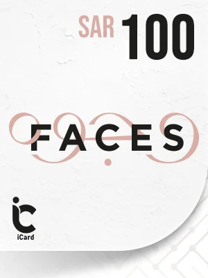 وجوه بطاقة هدايا 100 ريال
