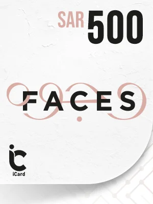 وجوه بطاقة هدايا 500 ريال