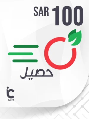 حصيل بطاقة هدايا 100 ريال