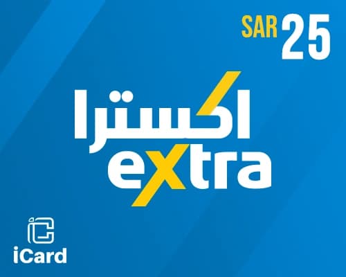 بطاقة اكسترا 25 ريال