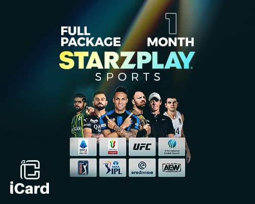 اشتراك ستارز بلاي الرياضية 1 شهر